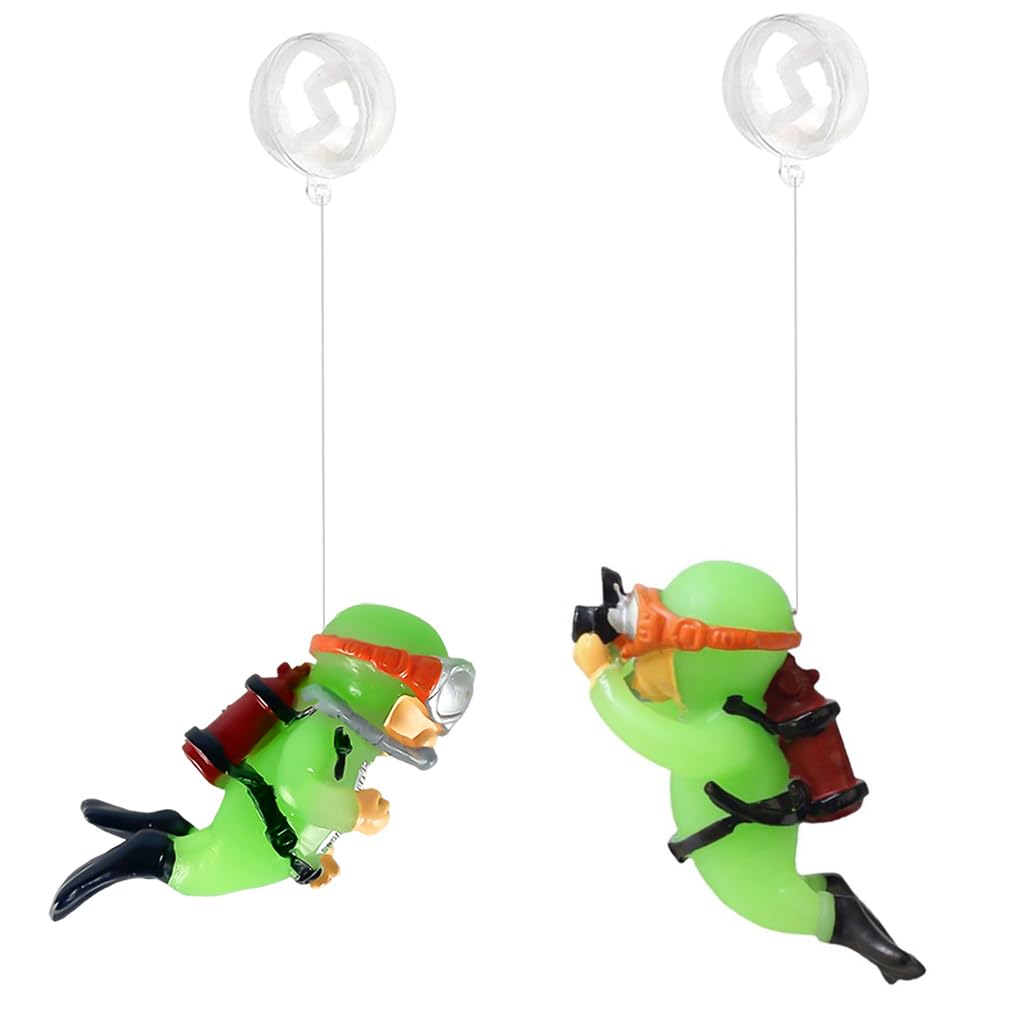 Qpets 2 Pcs Aquarium Floating Cartoon Diver Night Glow Resin Aquarium Decorative Items Fish Tank Aquarium Accessories All, Floating on Water Aquarium Decorative Item Ornament for Fish Aquarium Qpets 2 Pcs Aquarium Floating Cartoon Diver Night Glow Resin Aquarium Decorative Items Fish Tank Aquarium Accessories All, Floating on Water Aquarium Decorative Item Ornament for Fish Aquarium